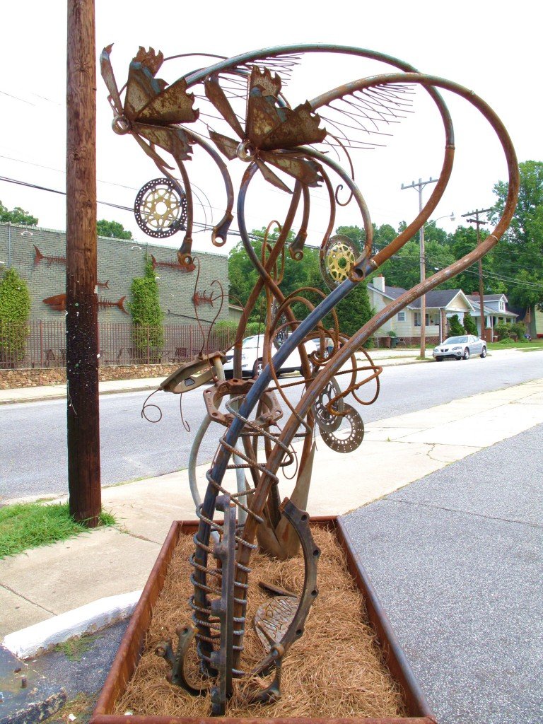 metal sculpture by Molotov Metalworks